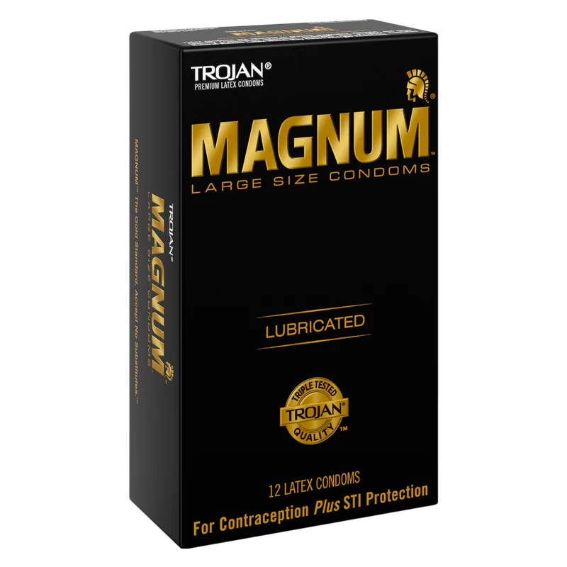 TROJAN MAGNUM XL CONDOM 12CT